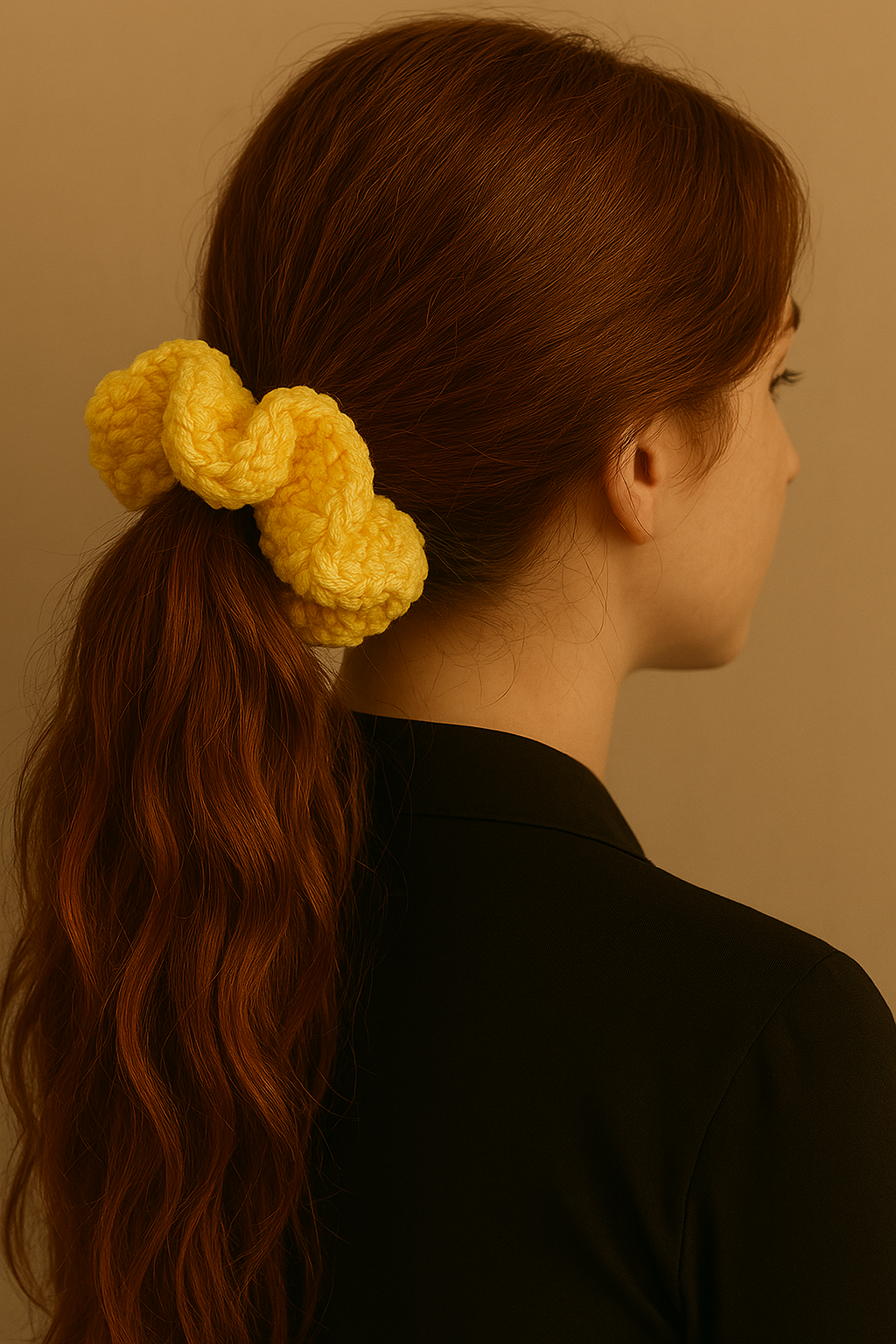 Crochet Cotton Scrunchies - Mr. Fluffy Summer Edition