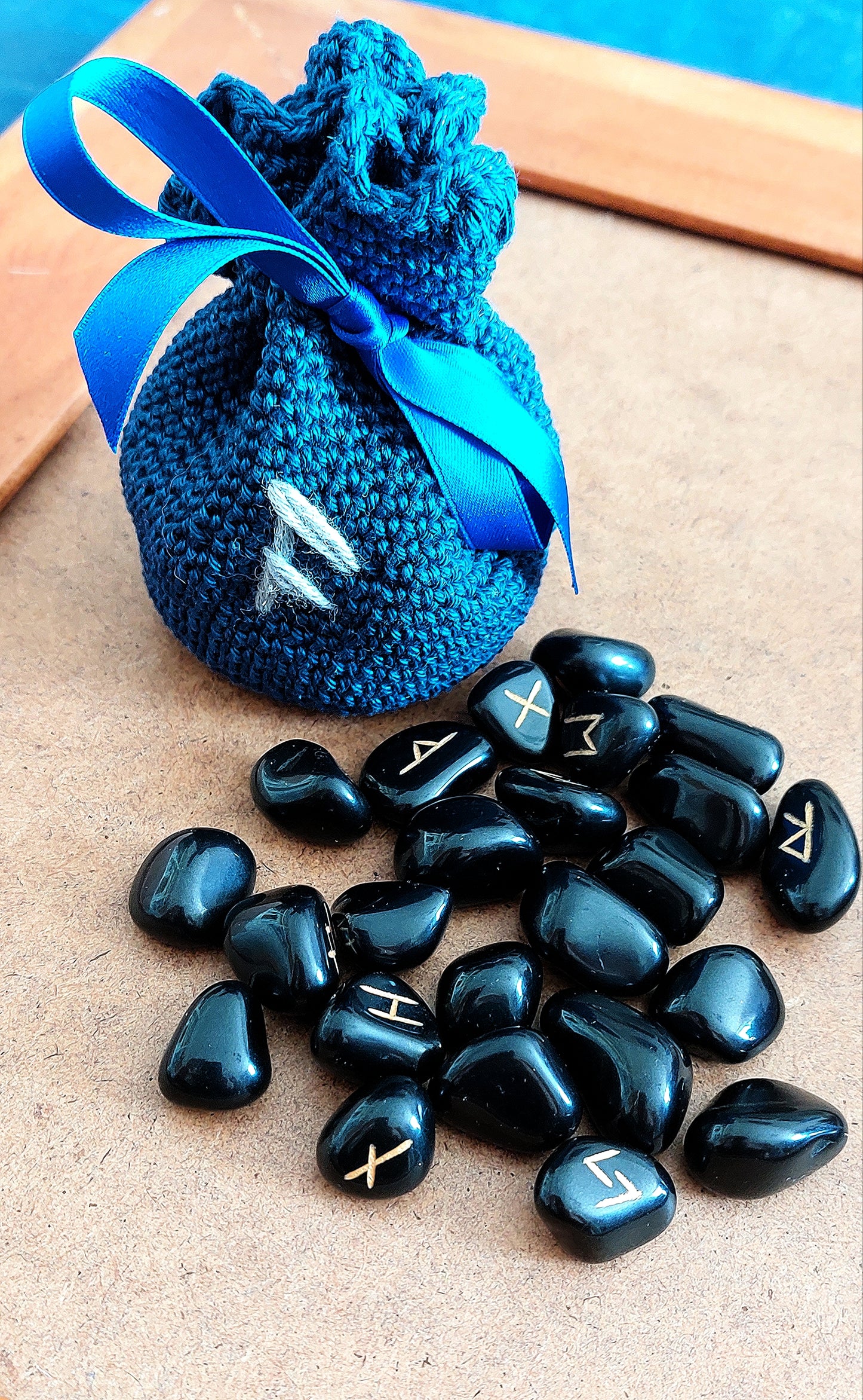 Rune/Pendulum Crochet Pouch