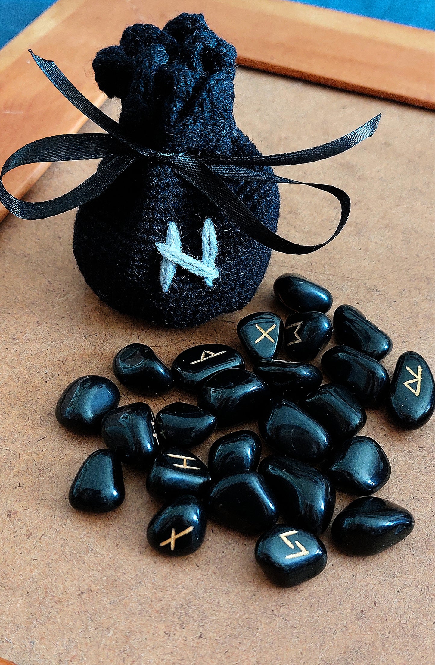 Rune/Pendulum Crochet Pouch