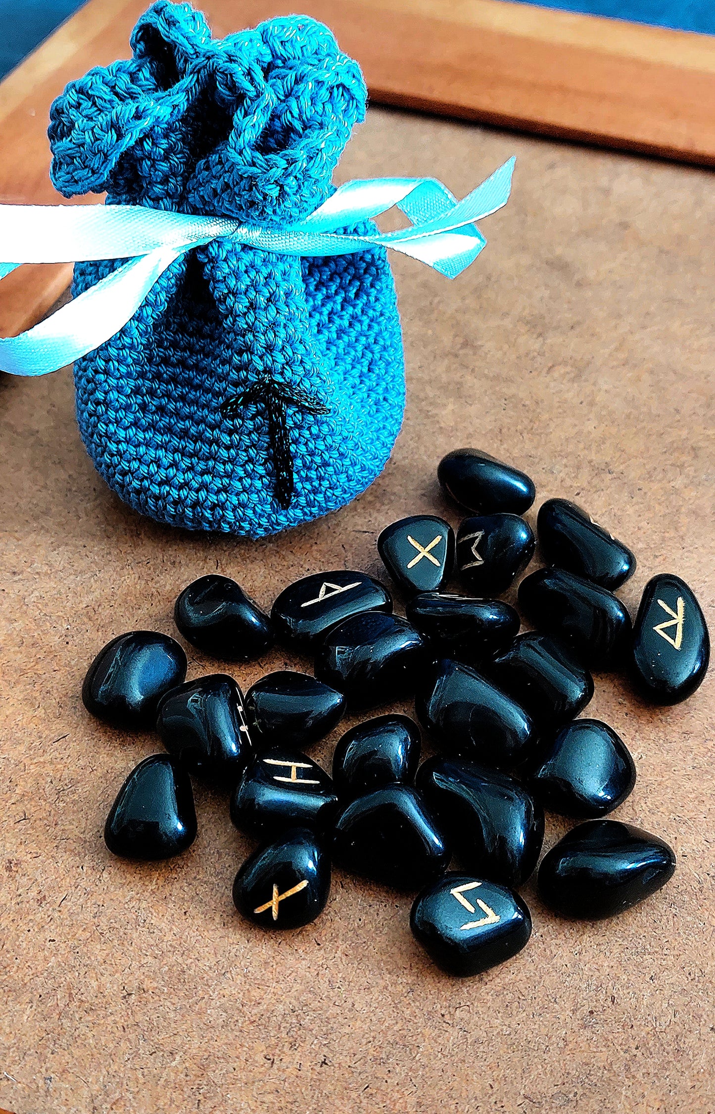 Rune/Pendulum Crochet Pouch