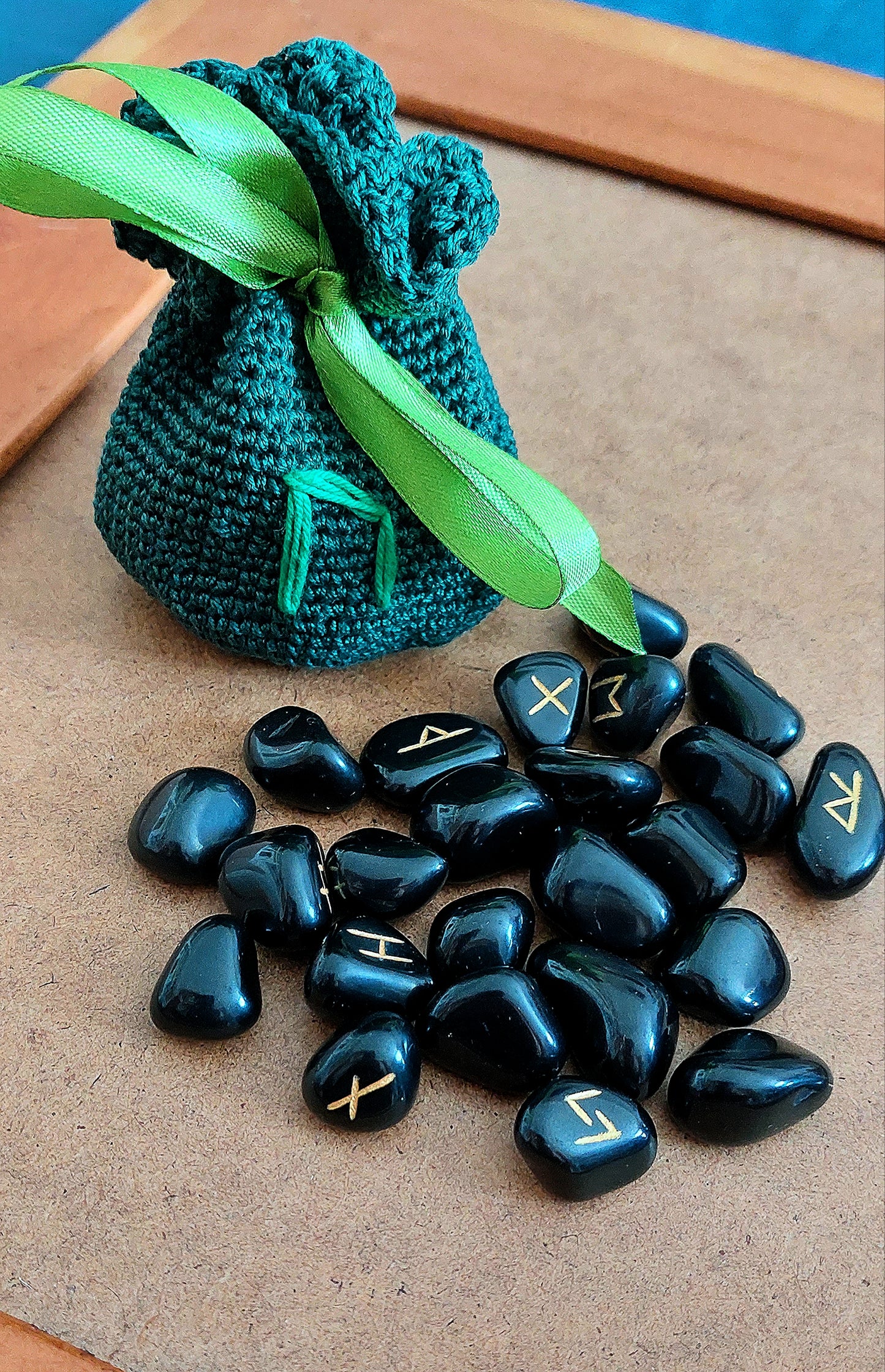 Rune/Pendulum Crochet Pouch
