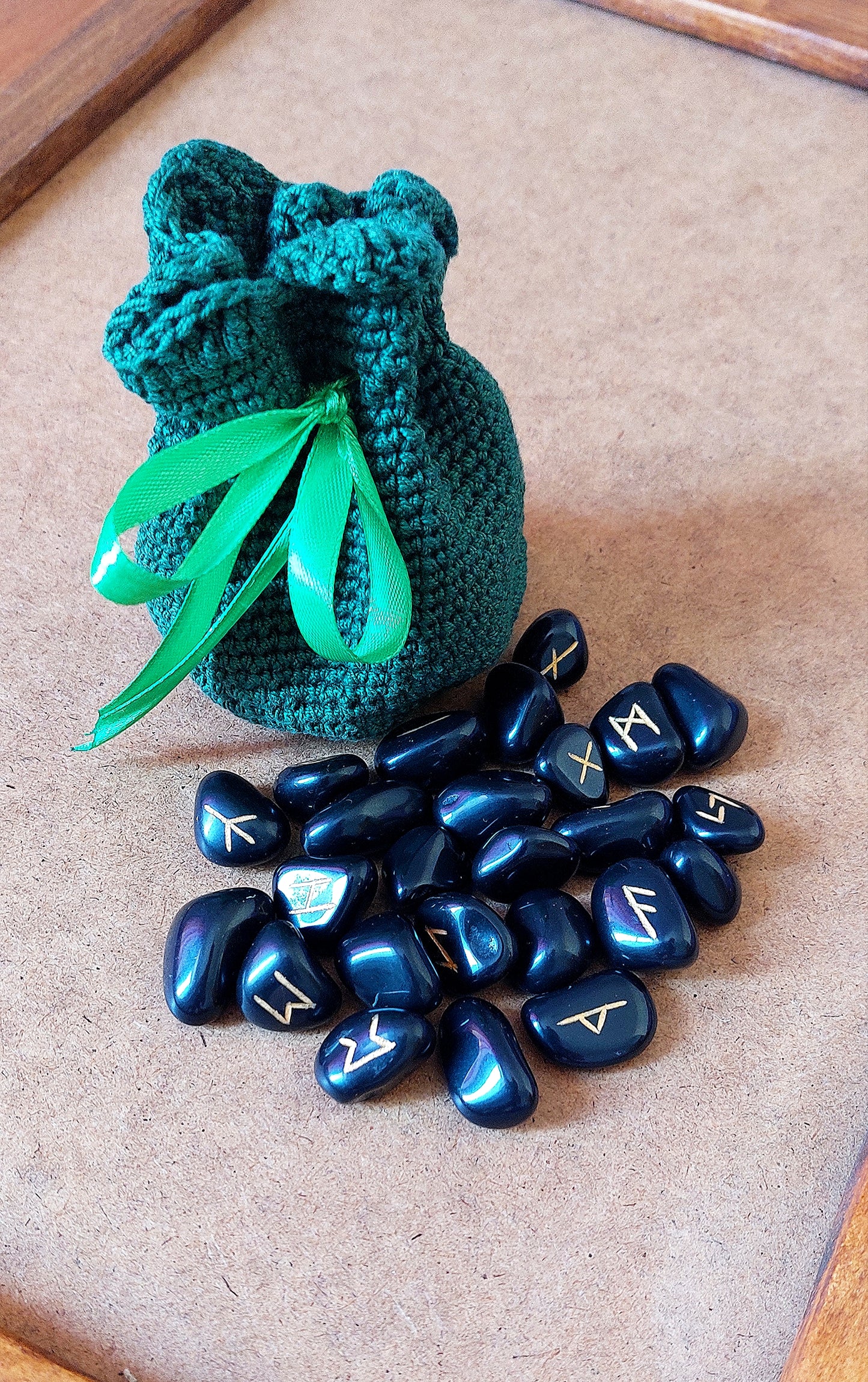 Rune/Pendulum Crochet Pouch