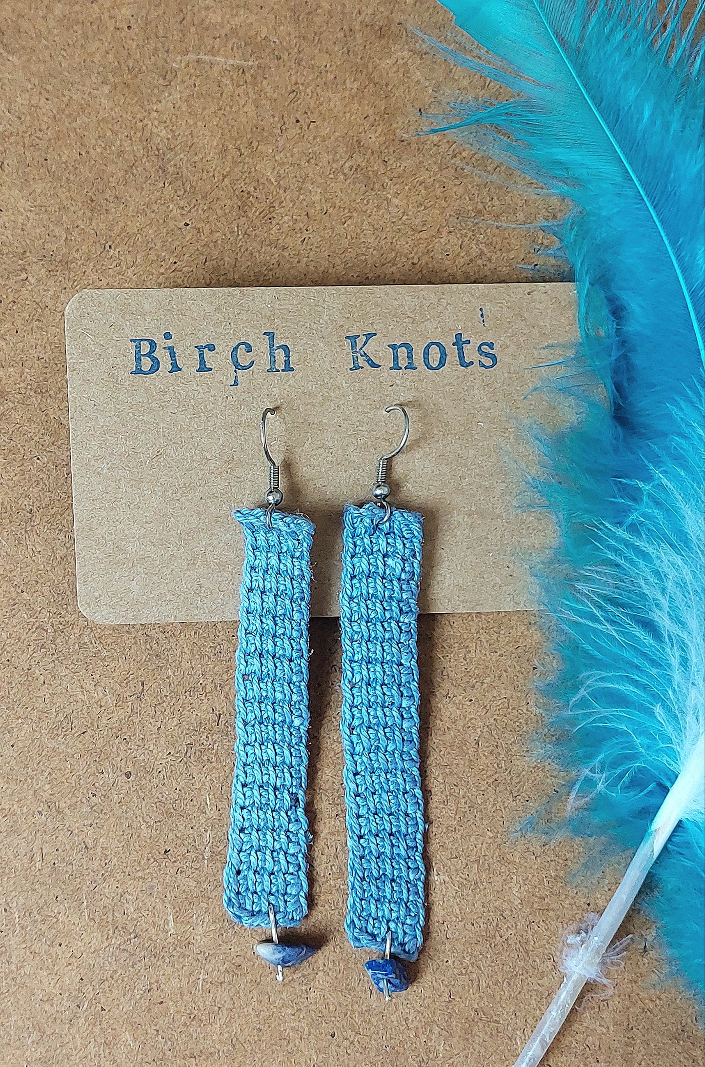Tile Crochet Earrings