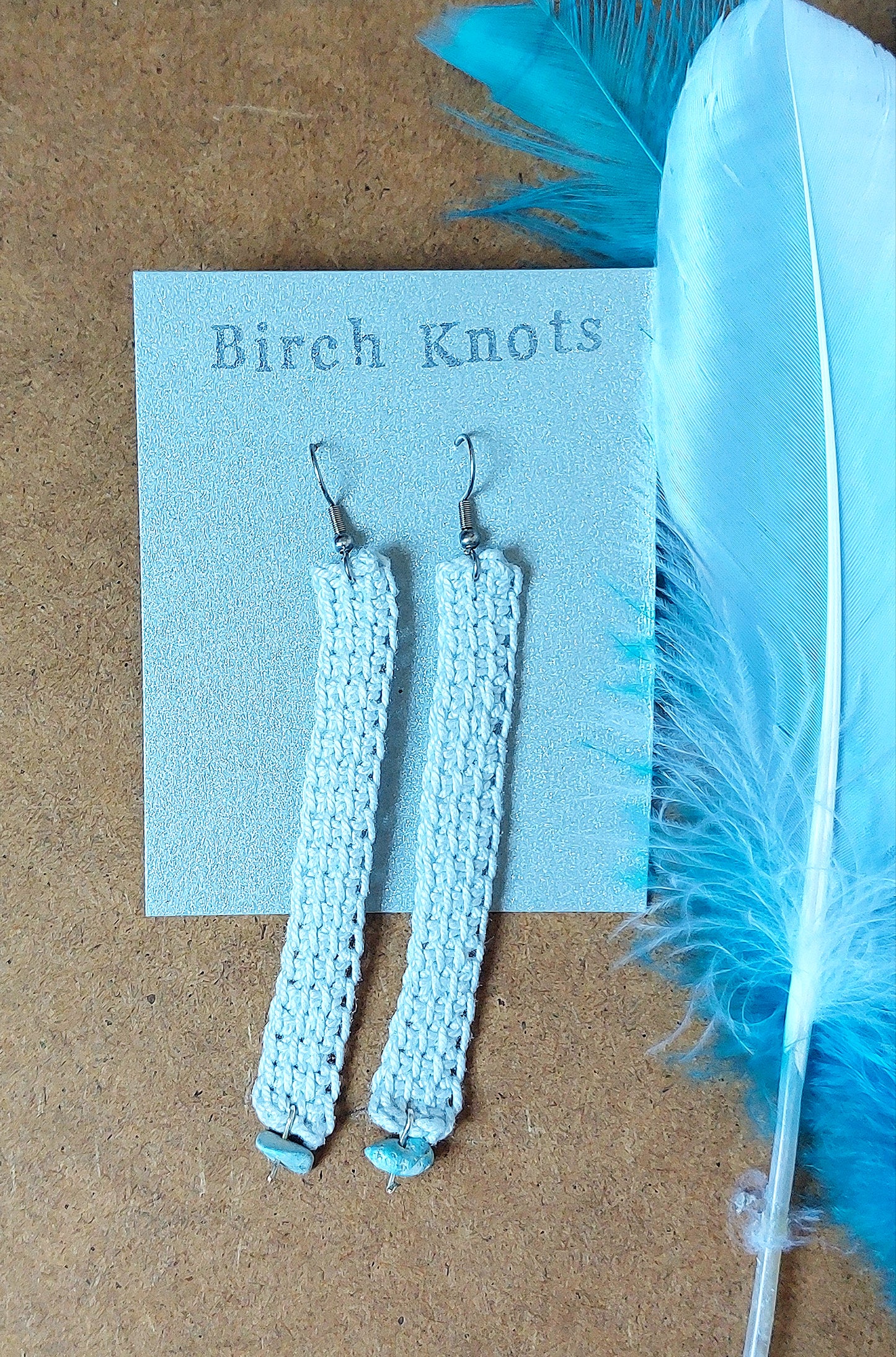 Tile Crochet Earrings