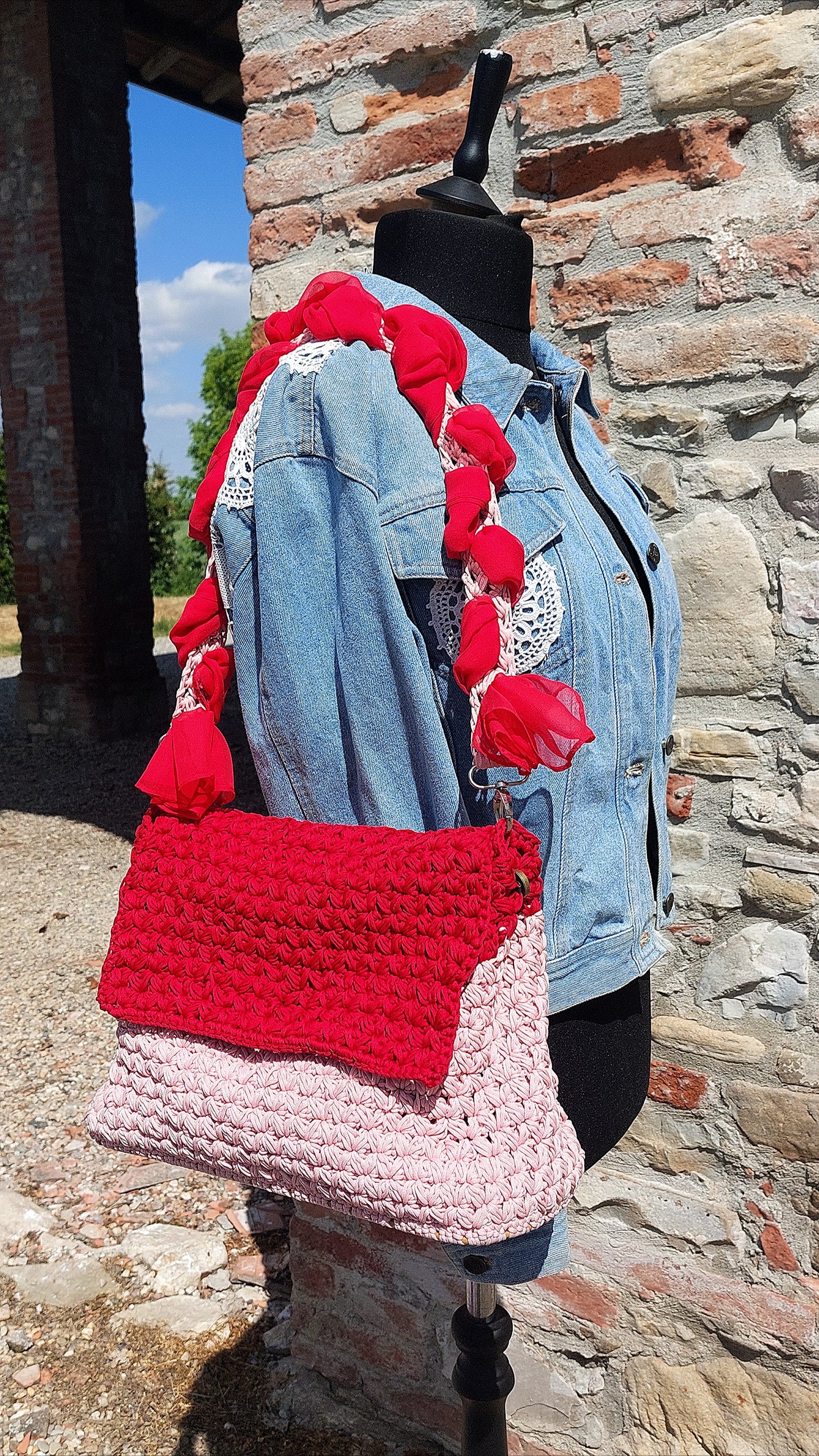Wisteria Crochet Shoulder Bag
