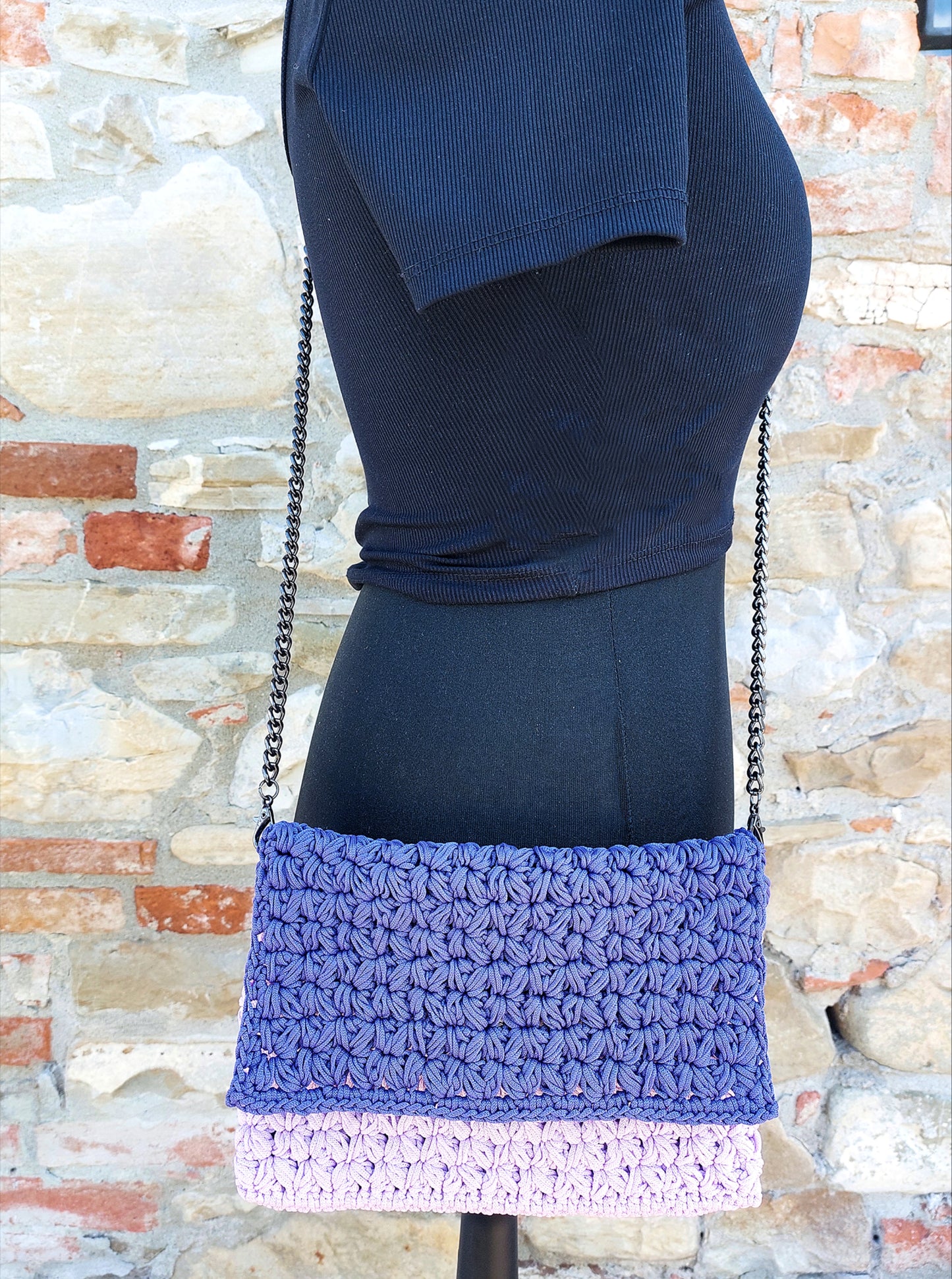 Wisteria Crochet Pochette