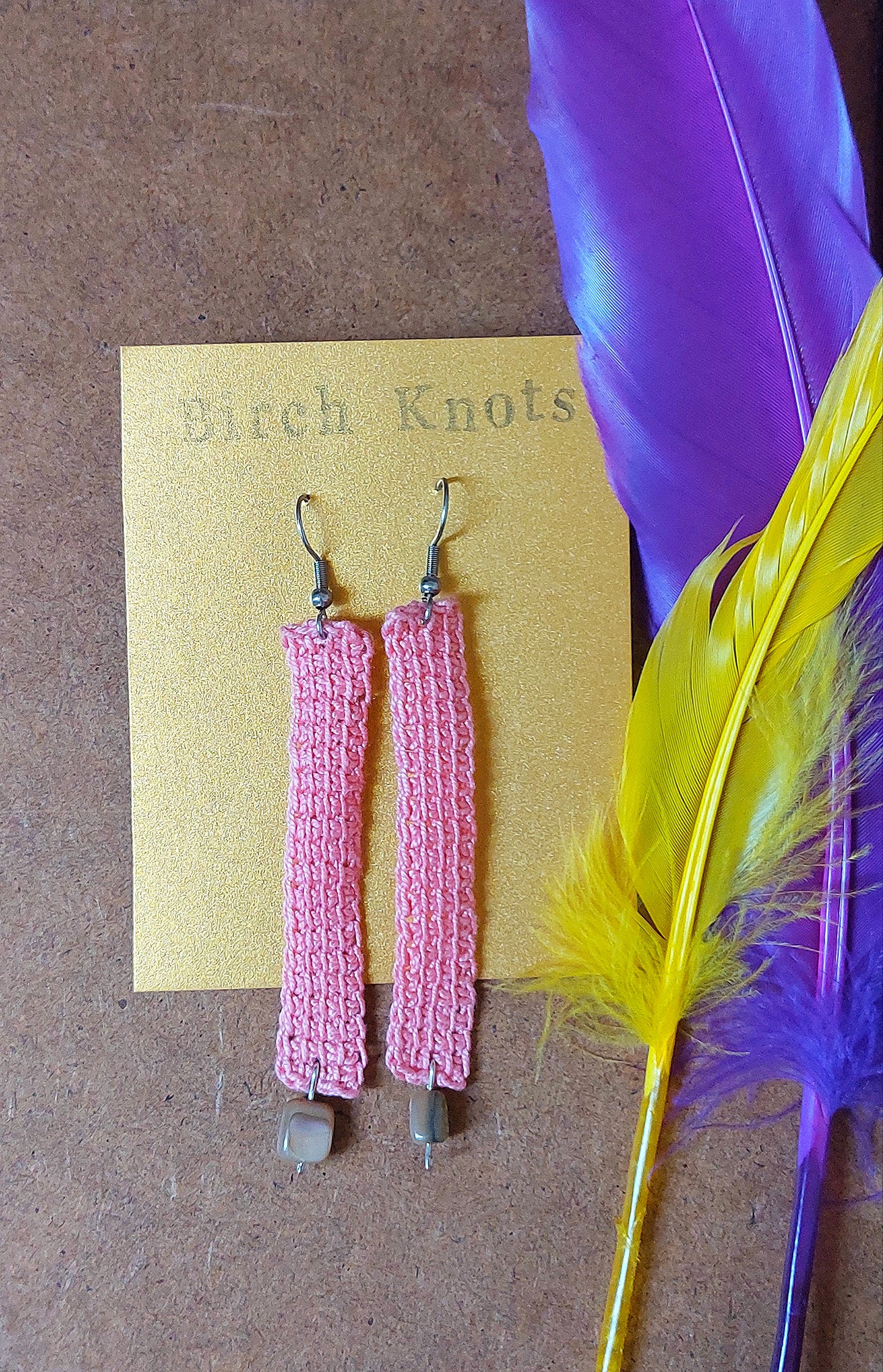 Tile Crochet Earrings