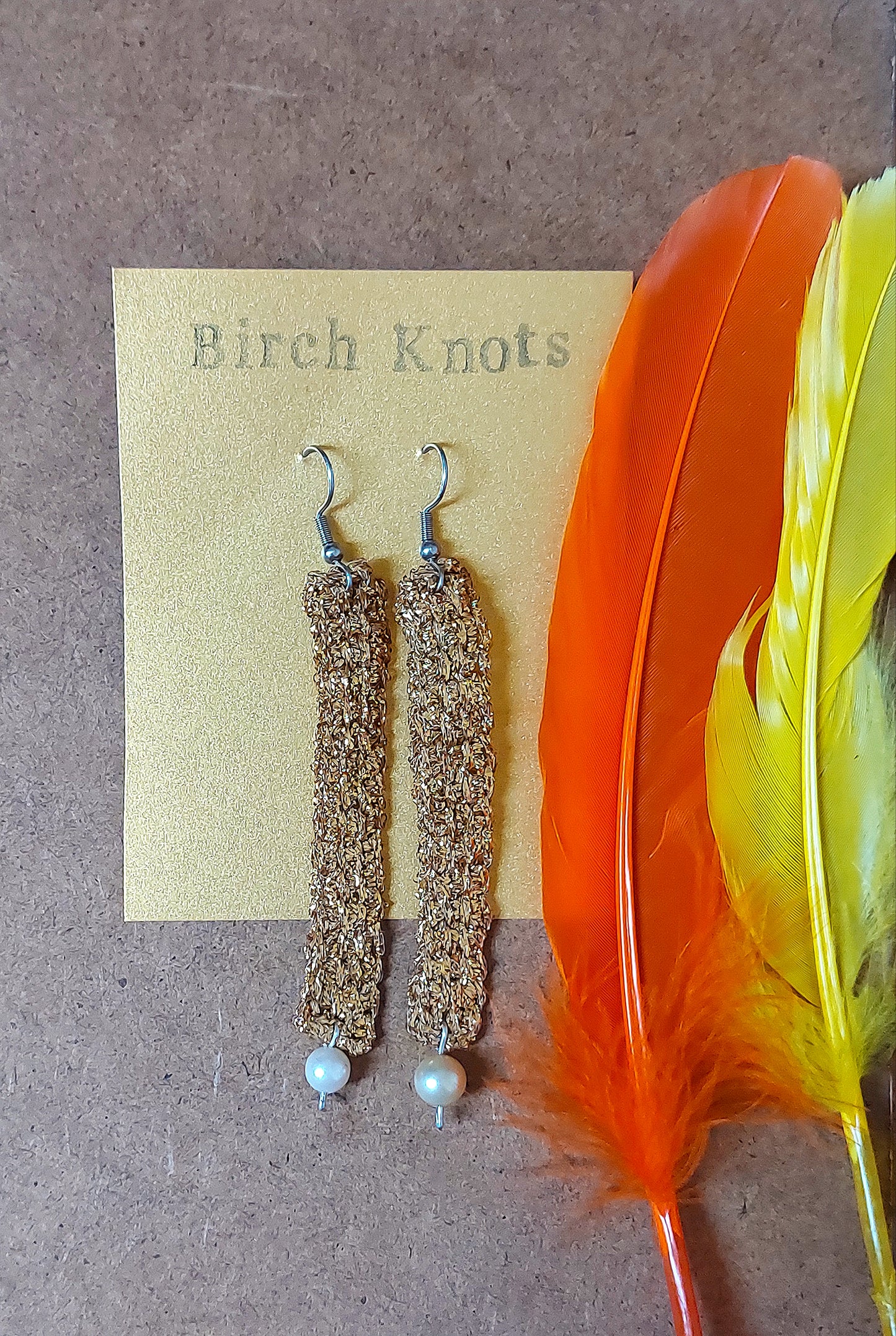 Tile Crochet Earrings