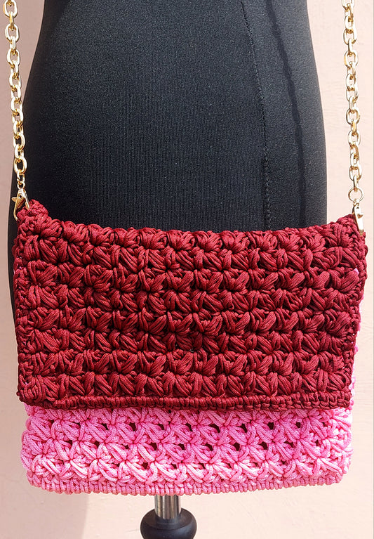 Pochette Glicine all'Uncinetto