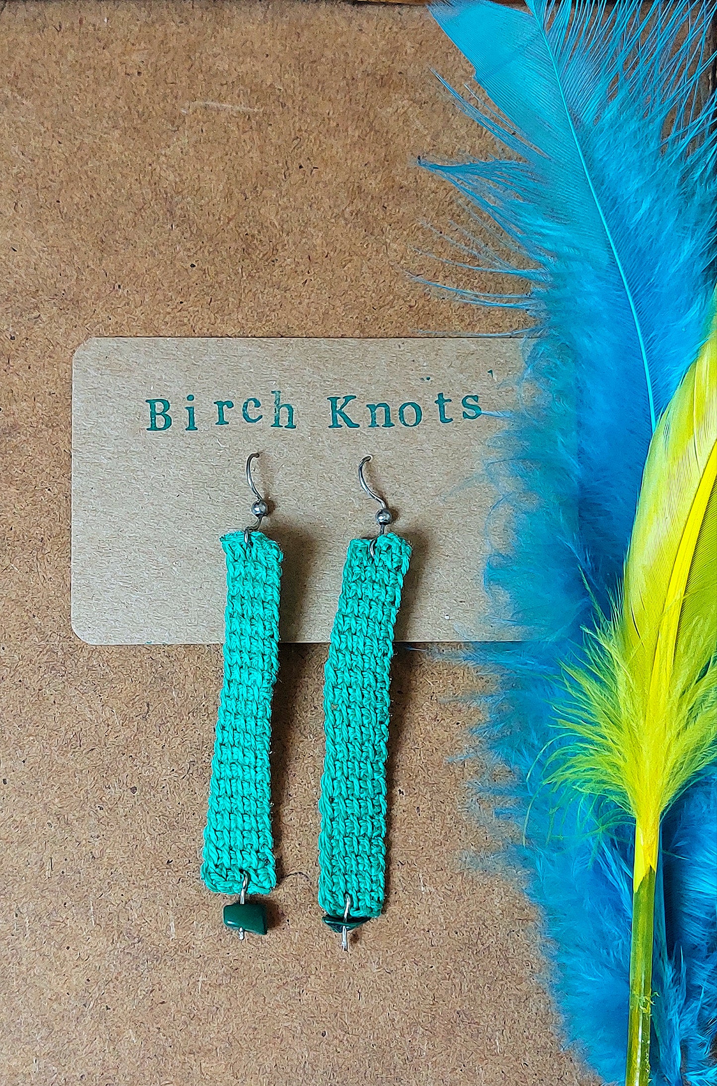 Tile Crochet Earrings