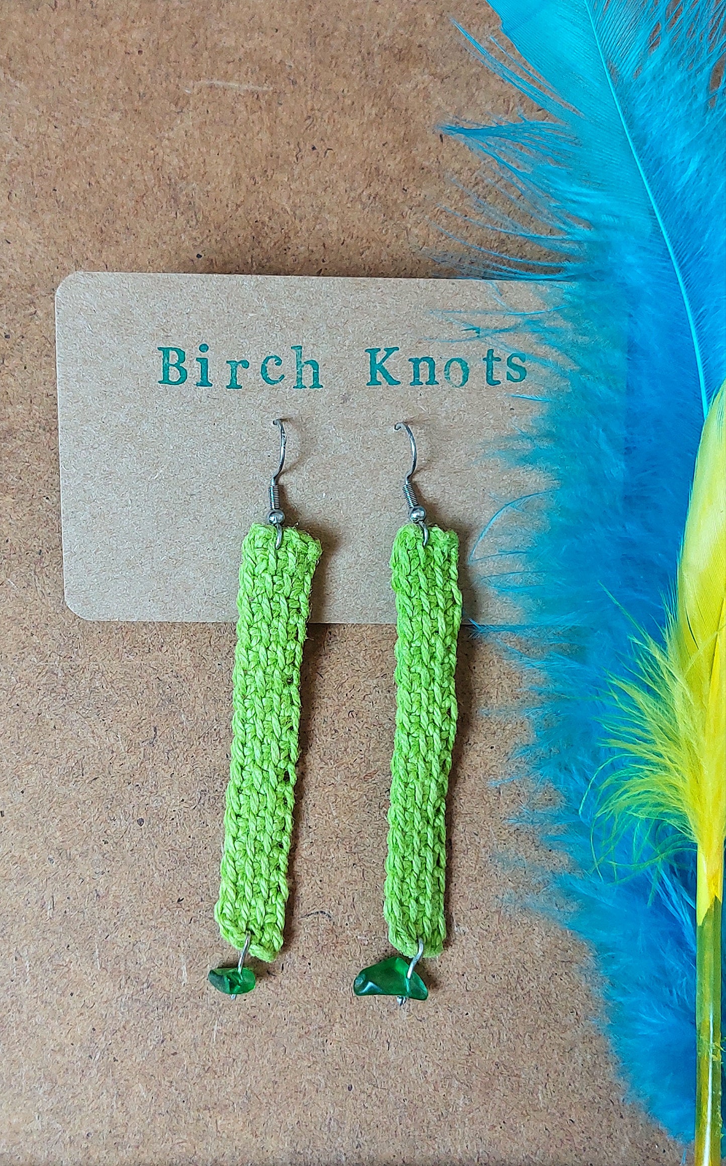 Tile Crochet Earrings