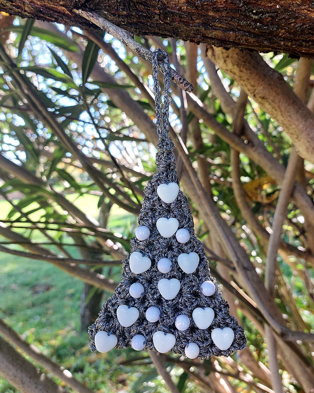 L'Albero della Luce - Decorazione per Albero di Natale all'Uncinetto - Edizione Limitata di 7 Alberi