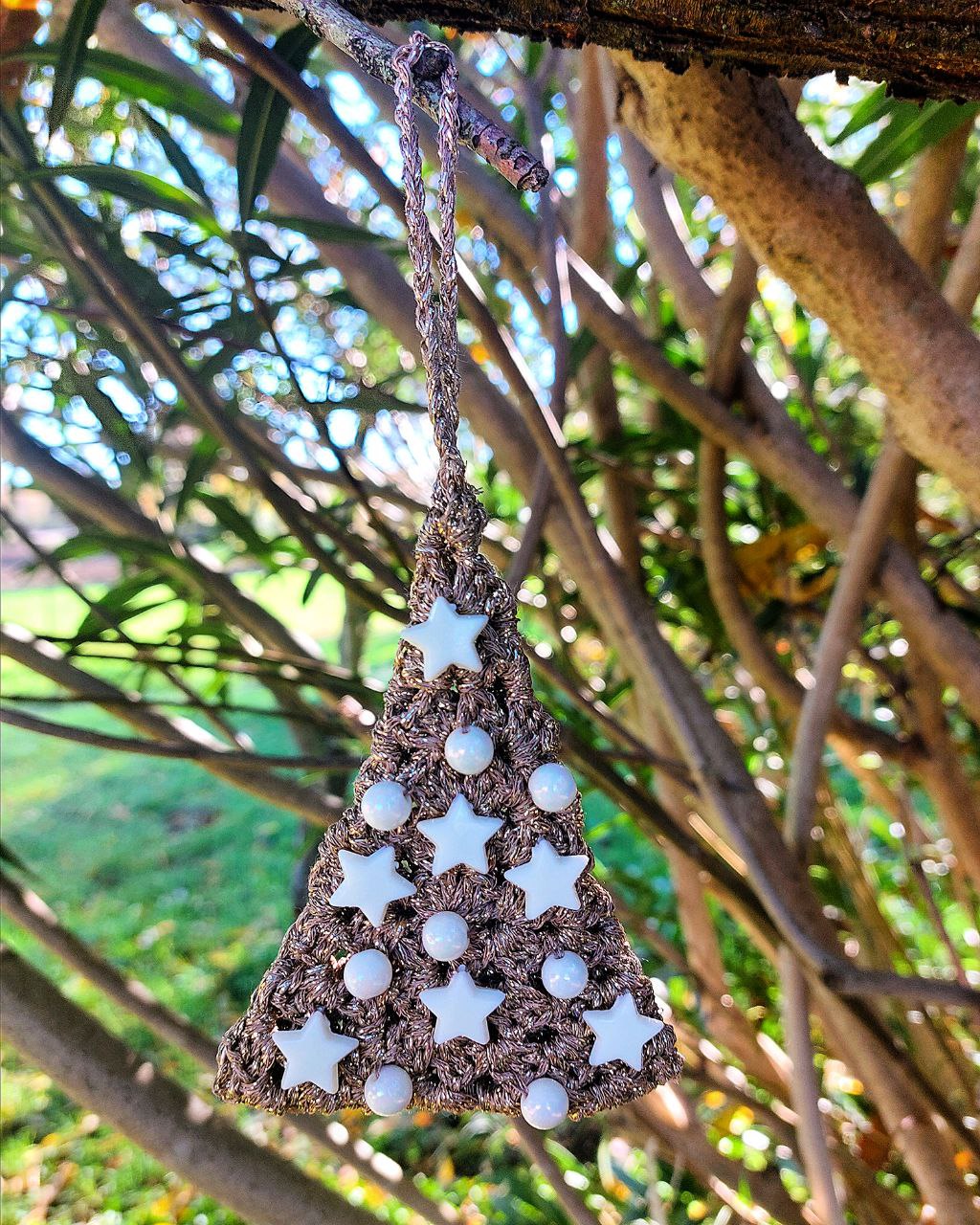 L'Albero della Luce - Decorazione per Albero di Natale all'Uncinetto - Edizione Limitata di 7 Alberi