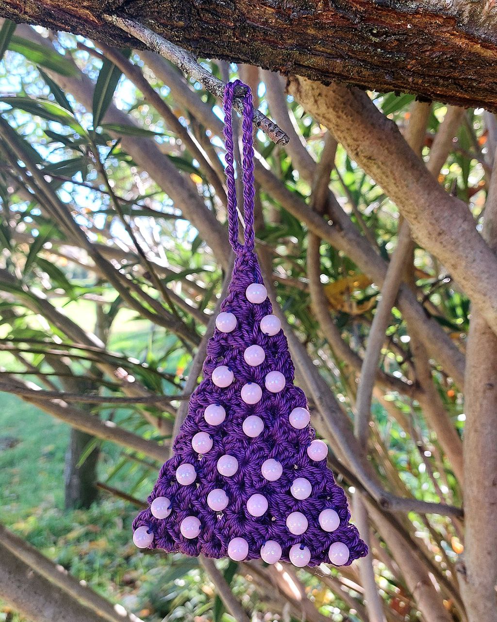 L'Albero della Luce - Decorazione per Albero di Natale all'Uncinetto - Edizione Limitata di 7 Alberi