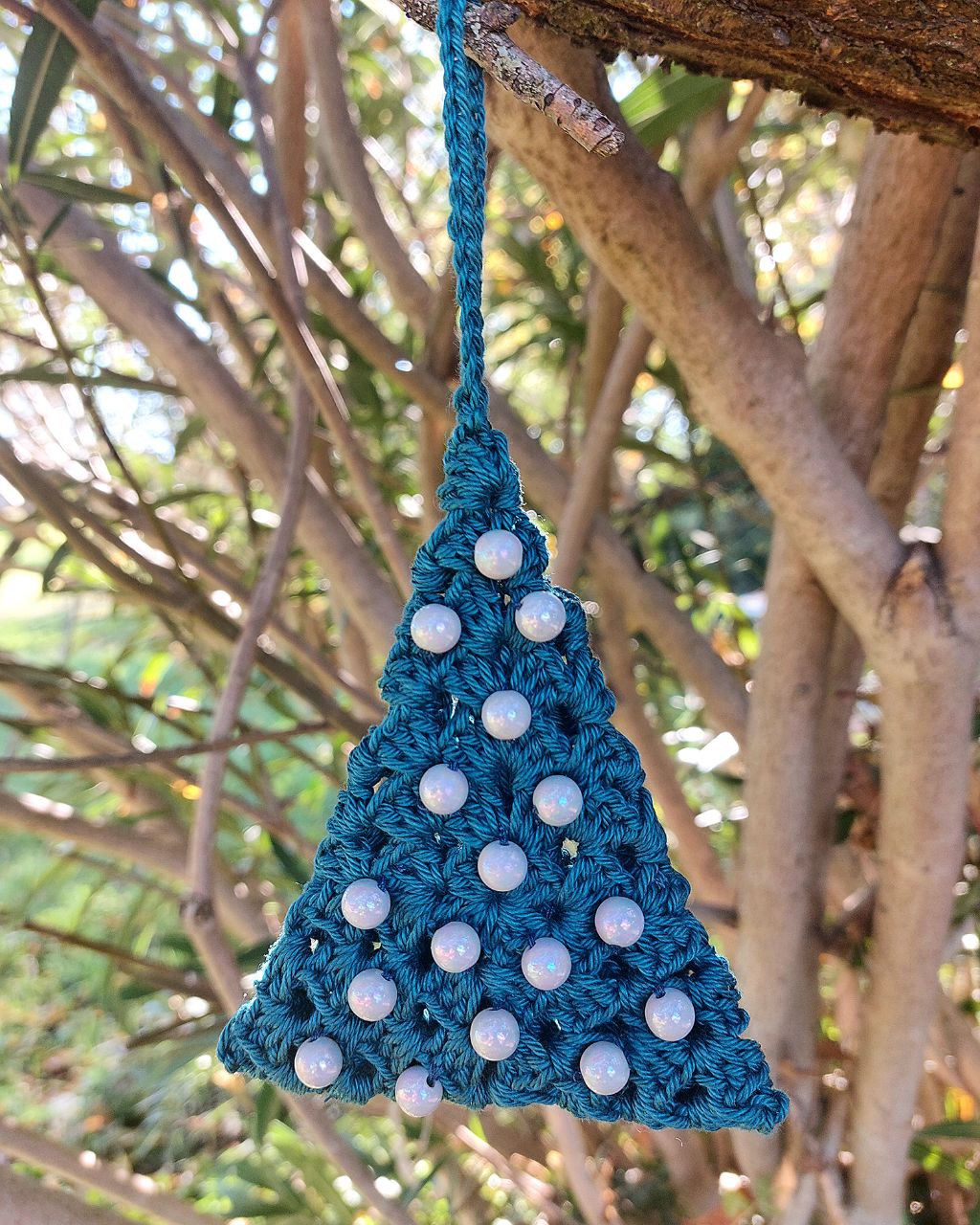 L'Albero della Luce - Decorazione per Albero di Natale all'Uncinetto - Edizione Limitata di 7 Alberi