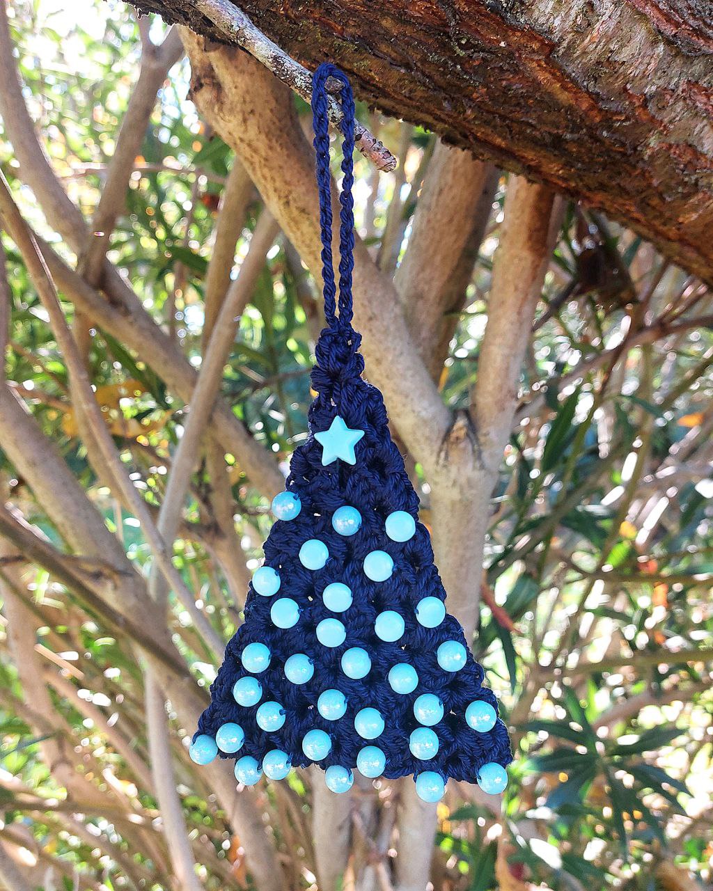 L'Albero della Luce - Decorazione per Albero di Natale all'Uncinetto - Edizione Limitata di 7 Alberi