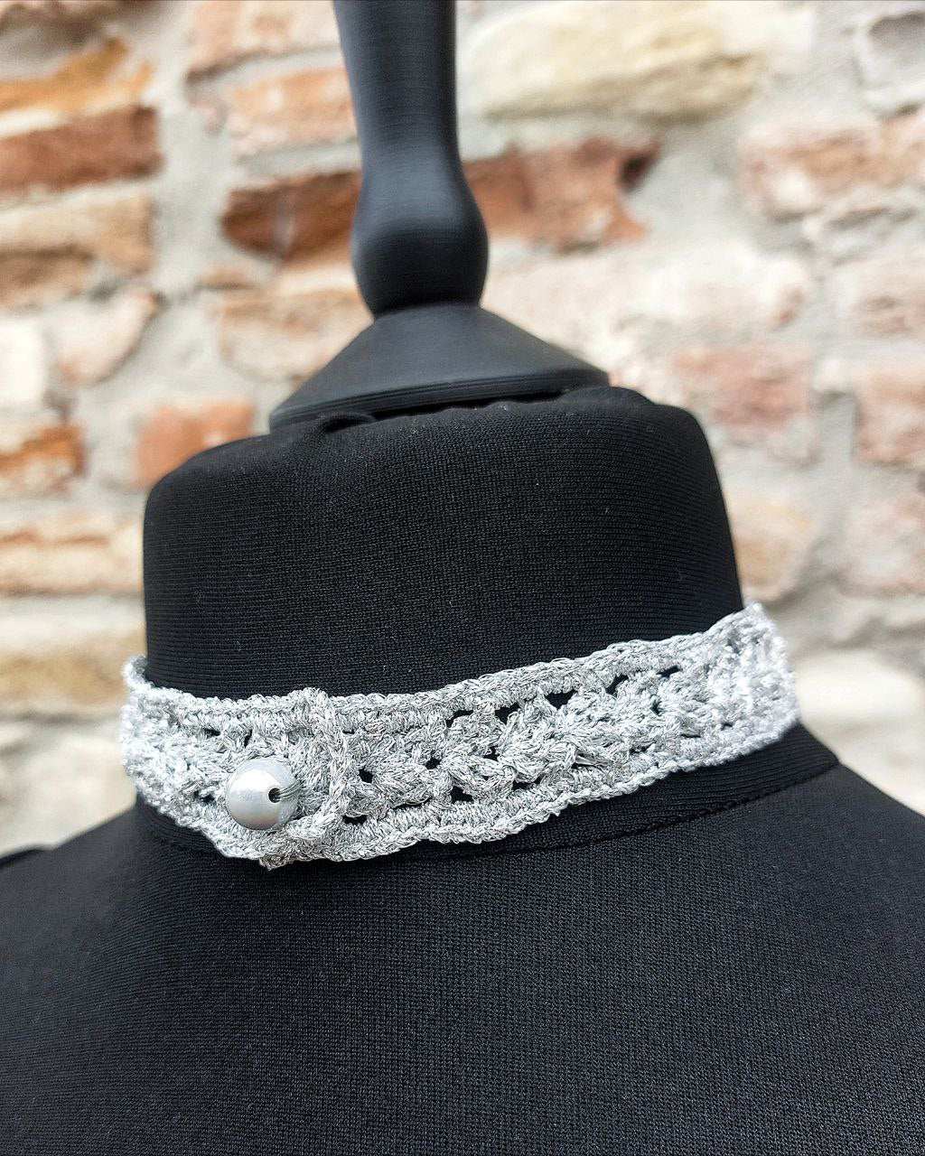 Cinderella - Choker Crochet Necklace
