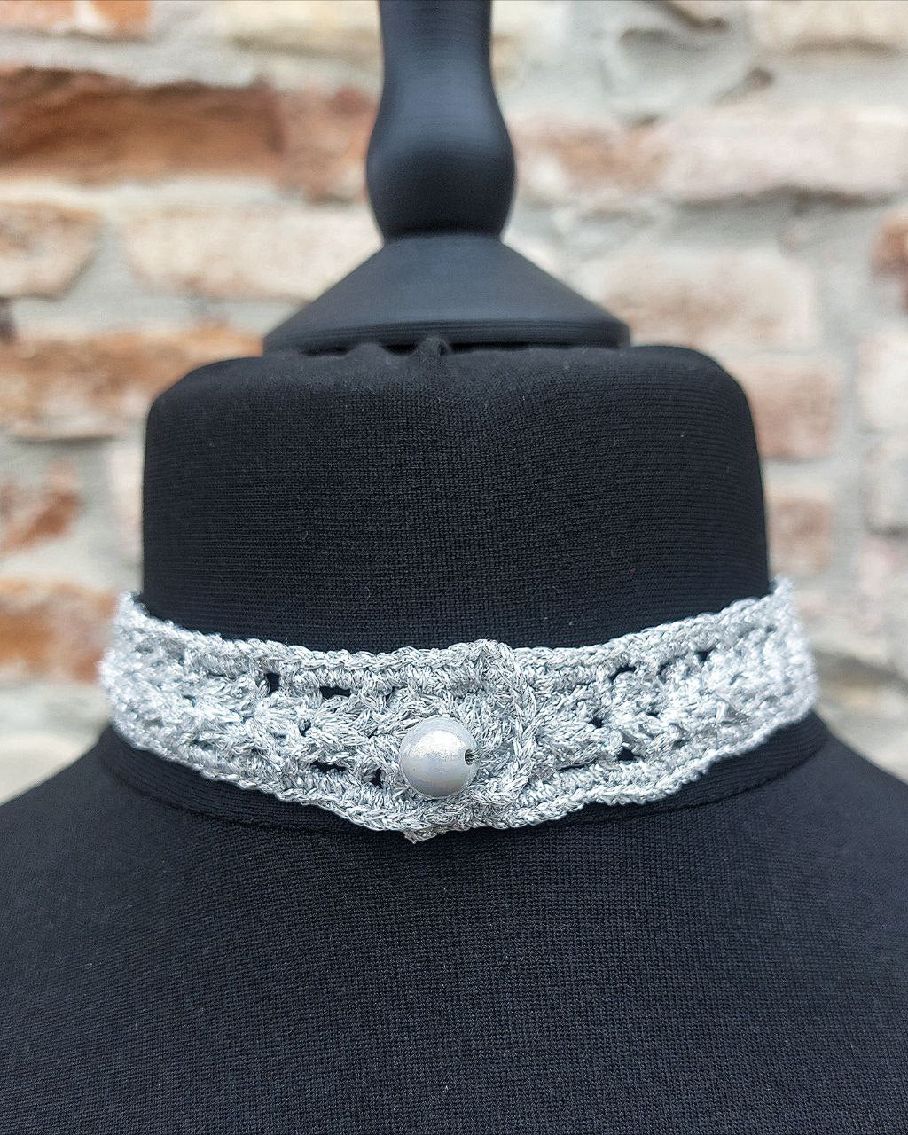 Cinderella - Choker Crochet Necklace