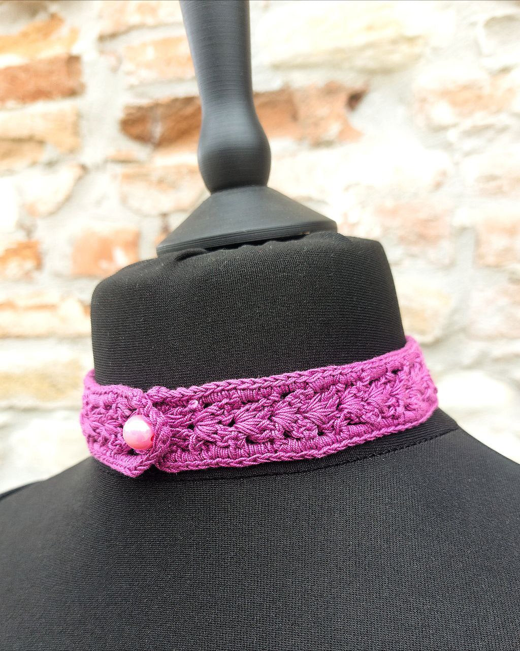 Cinderella - Choker Crochet Necklace