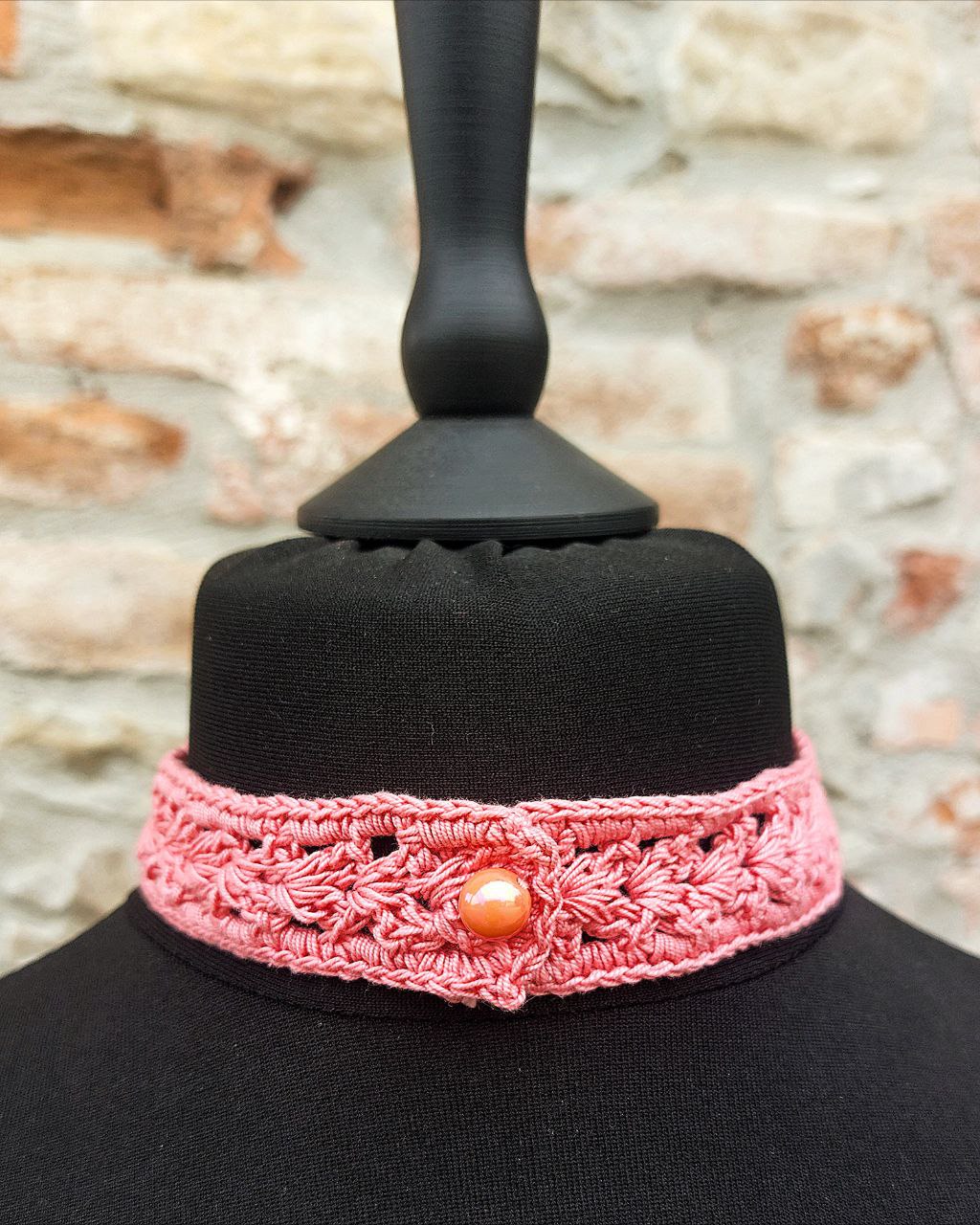 Cinderella - Choker Crochet Necklace