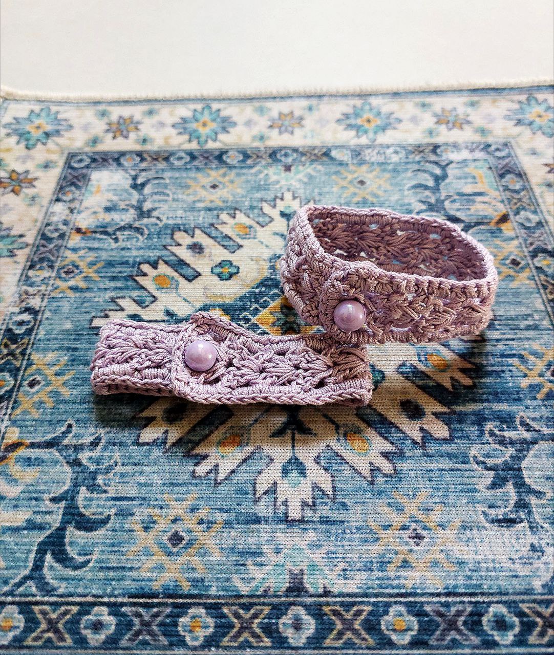 Cinderella Bracelet - Crochet Bracelet Couple