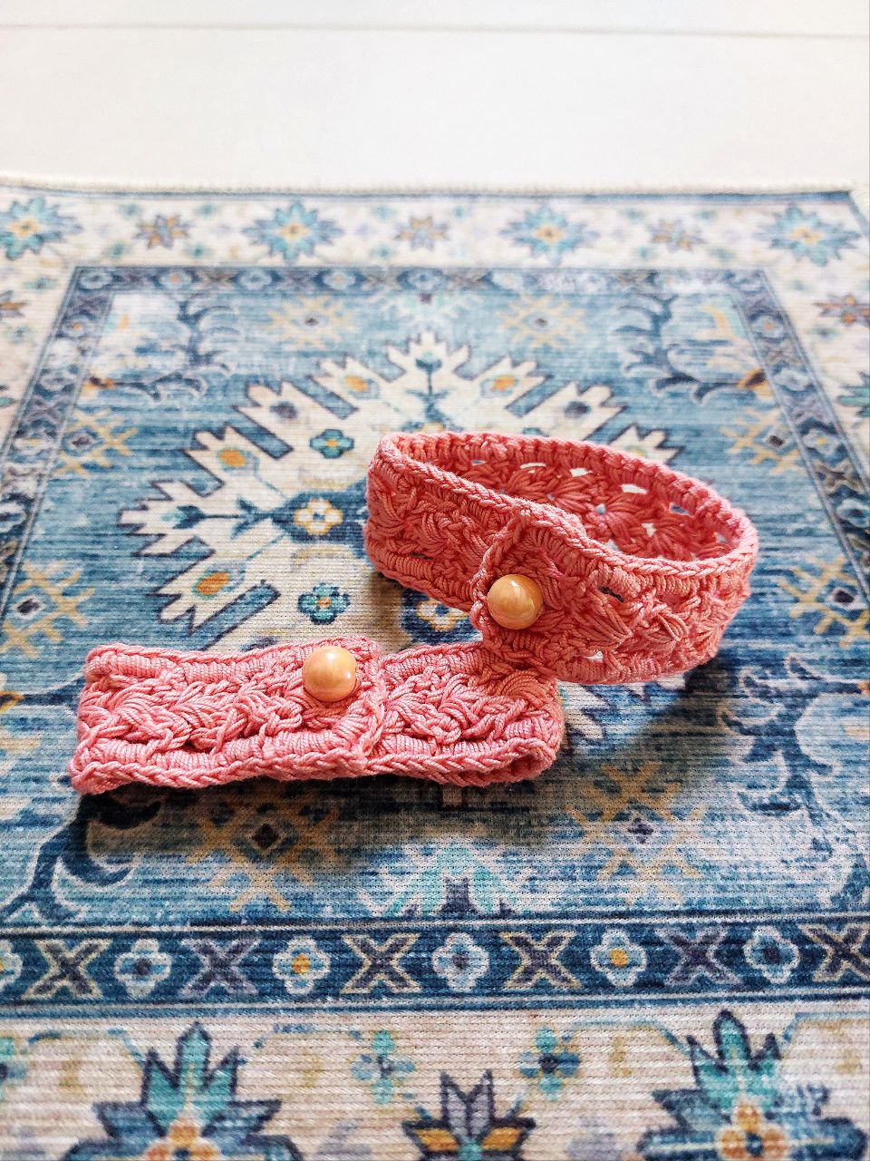 Cinderella Bracelet - Crochet Bracelet Couple