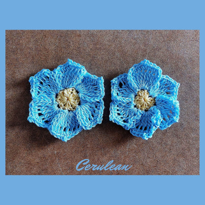 Crochet Flowers Applique - Frangipani