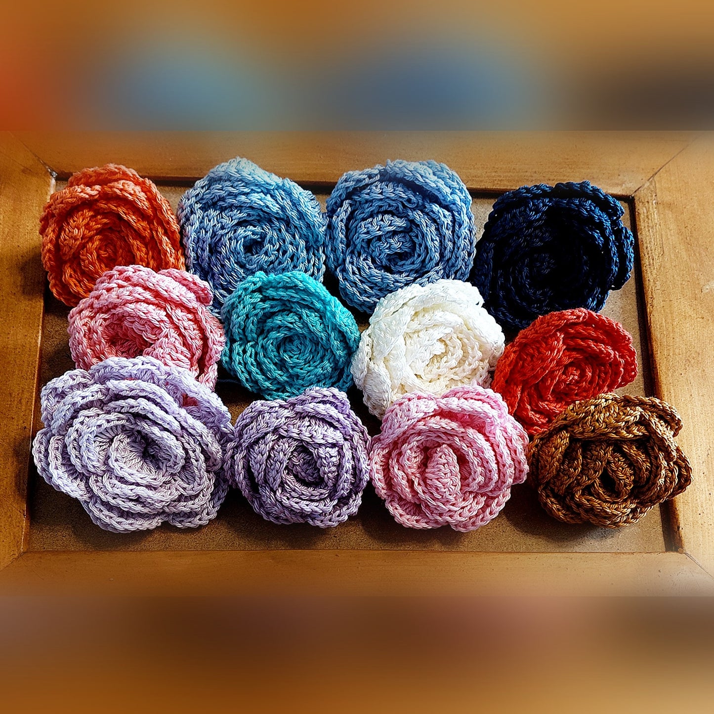 Crochet Flowers Appliques - Buttercup