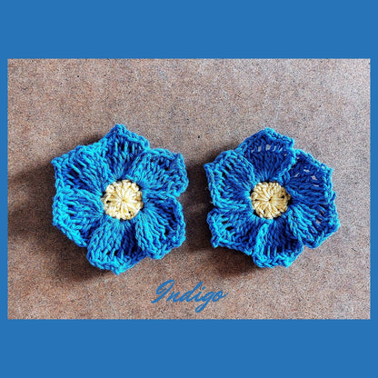 Crochet Flowers Applique - Frangipani