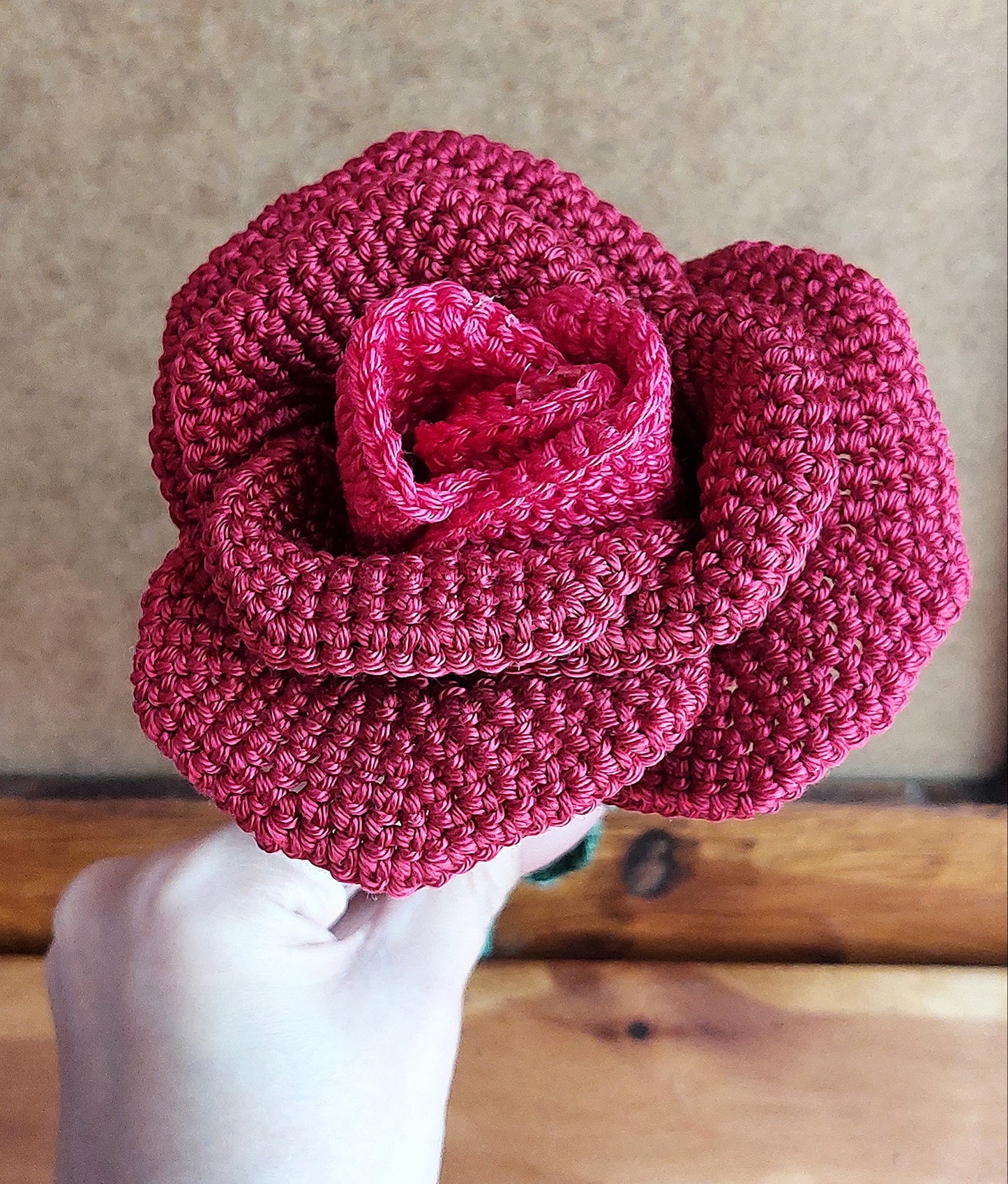 Crochet Rose Flower