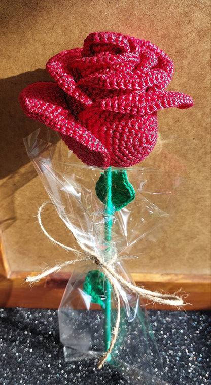 Crochet Rose Flower