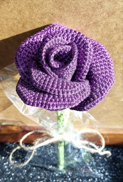 Crochet Rose Flower