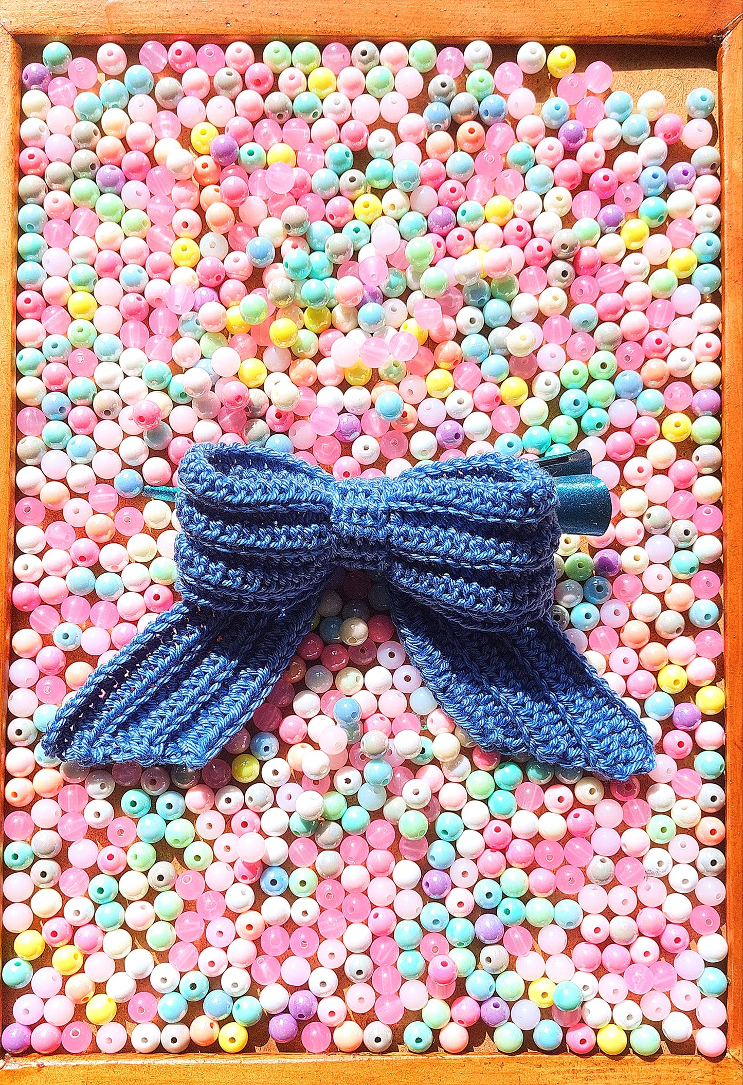 Crochet Hair Bow - Belle