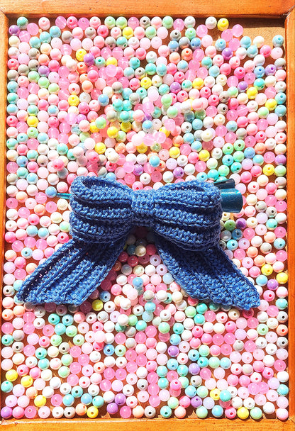 Crochet Hair Bow - Belle