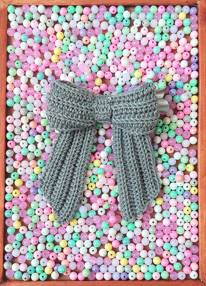 Crochet Hair Bow - Belle