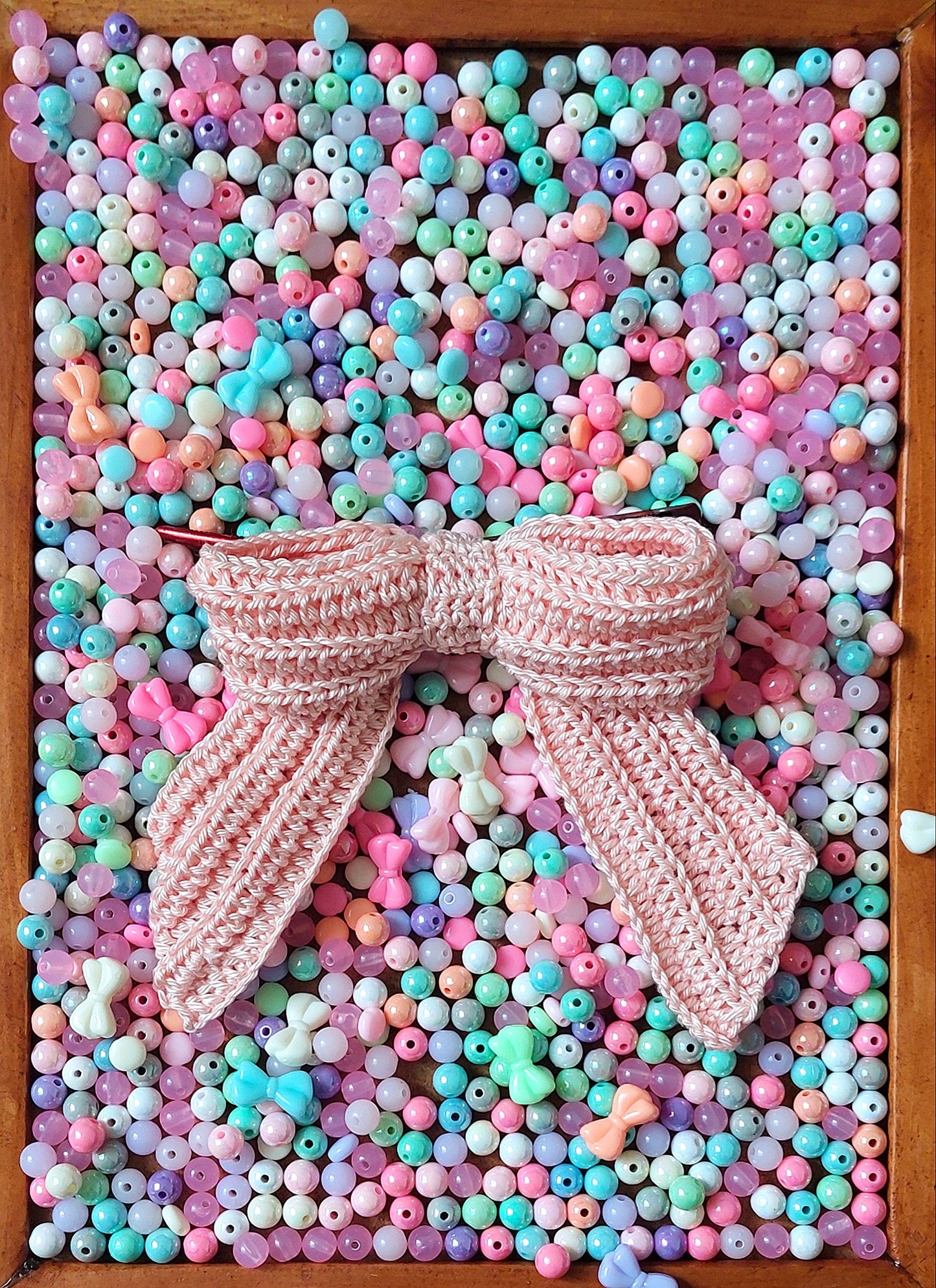 Crochet Hair Bow - Belle