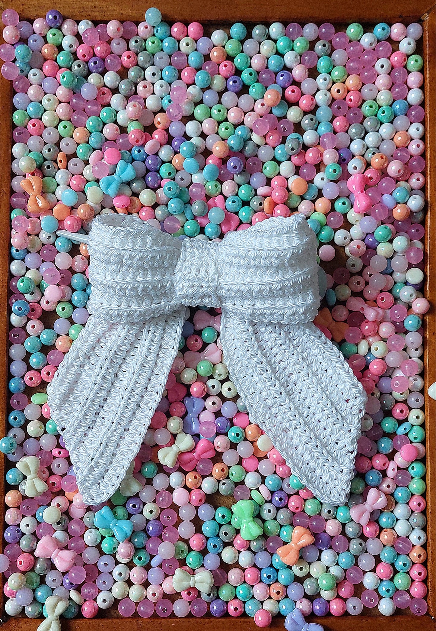 Crochet Hair Bow - Belle