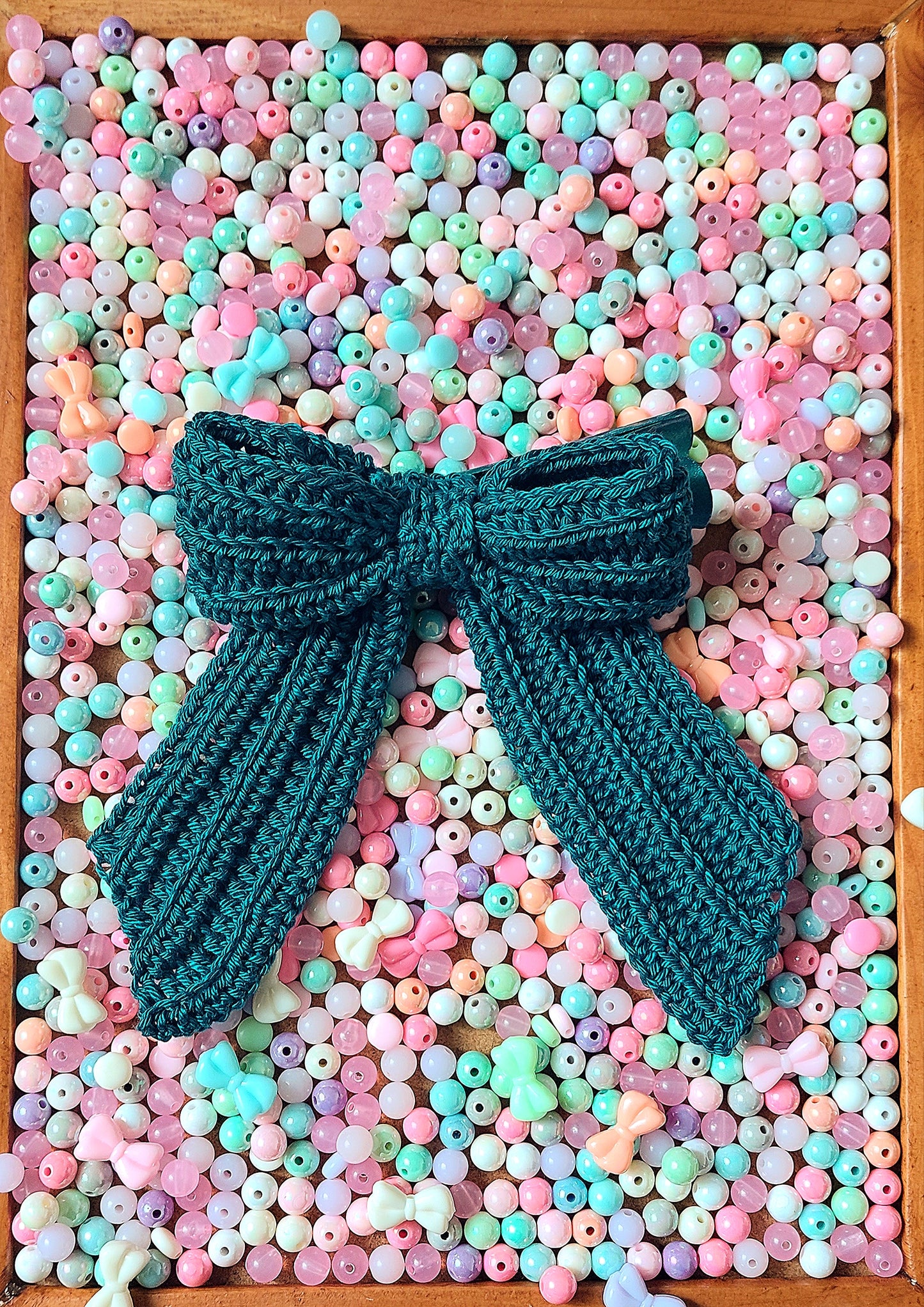 Crochet Hair Bow - Belle