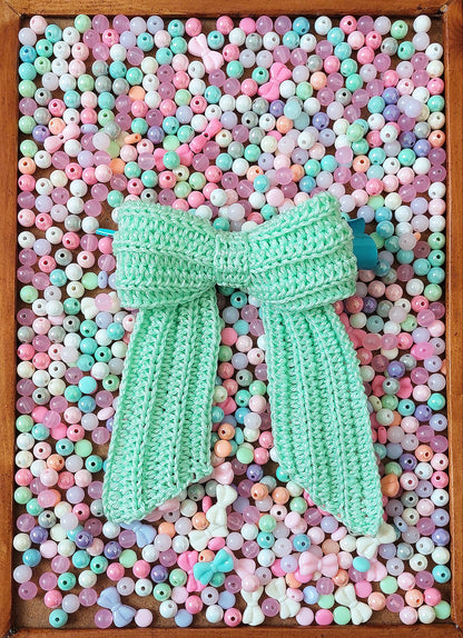 Crochet Hair Bow - Belle