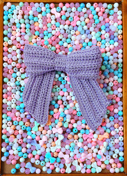 Crochet Hair Bow - Belle