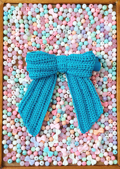 Crochet Hair Bow - Belle