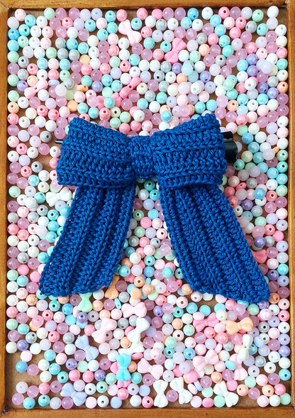 Crochet Hair Bow - Belle