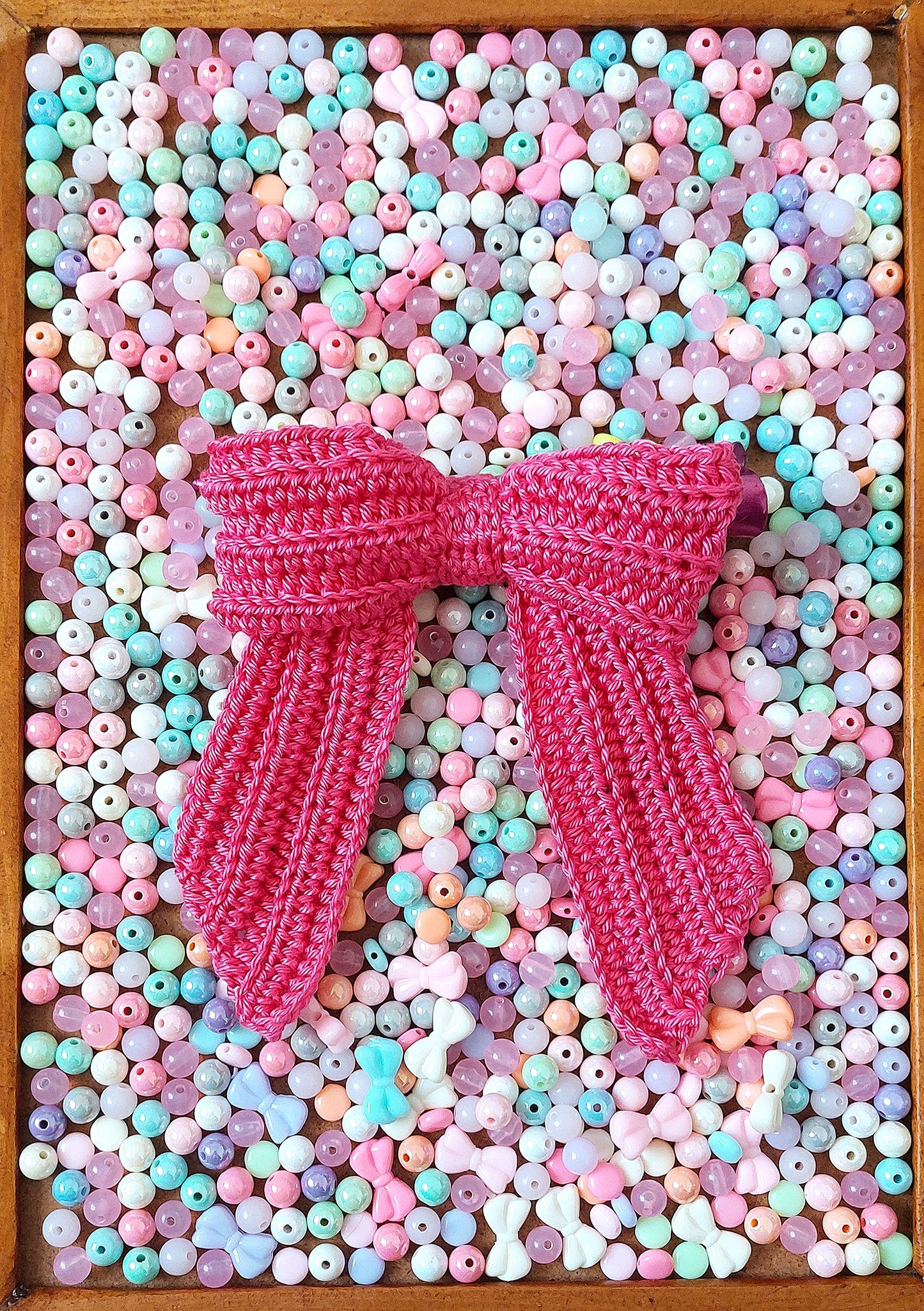 Crochet Hair Bow - Belle