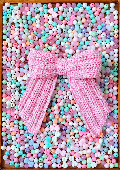 Crochet Hair Bow - Belle