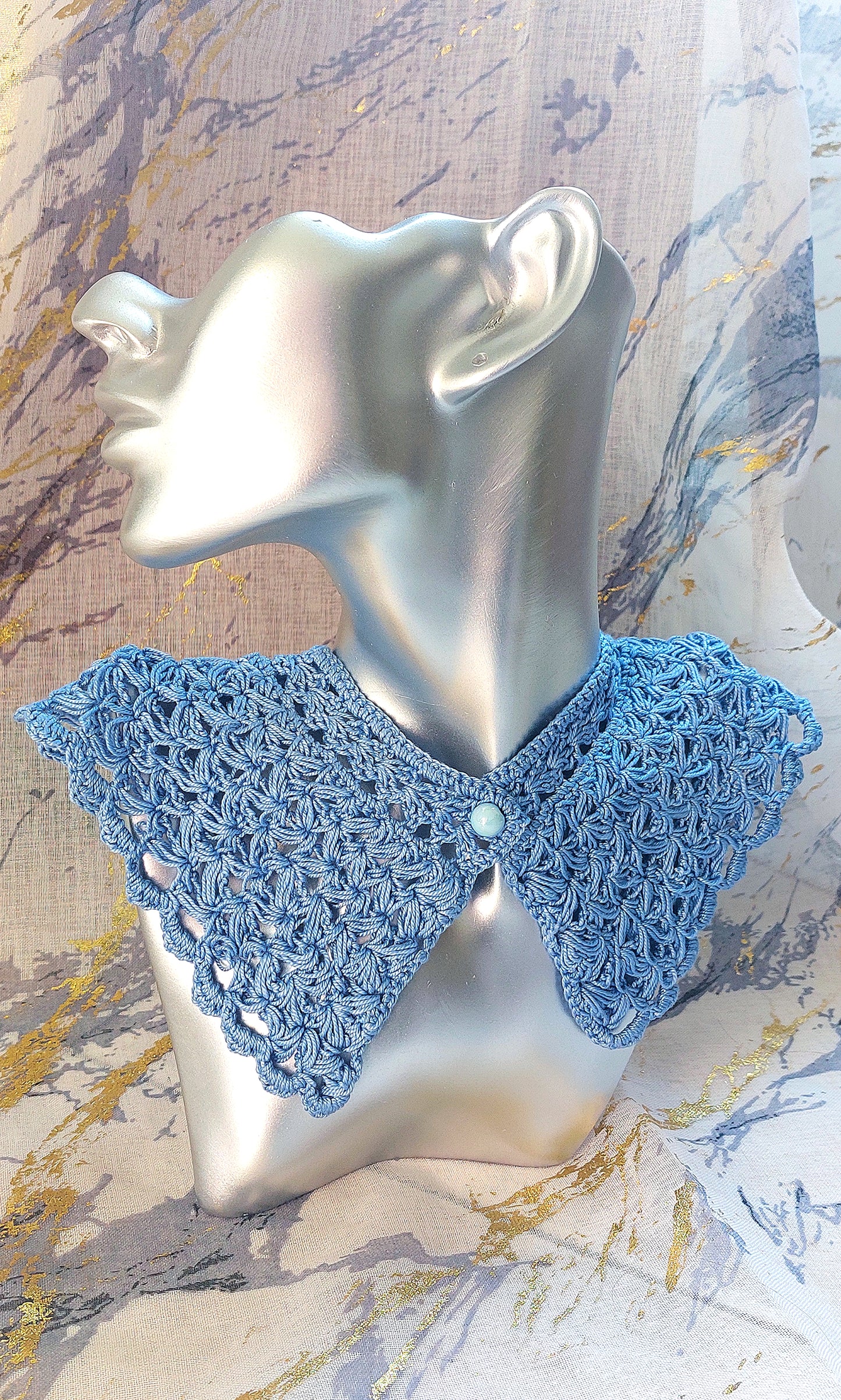 Crochet Collar Carnation