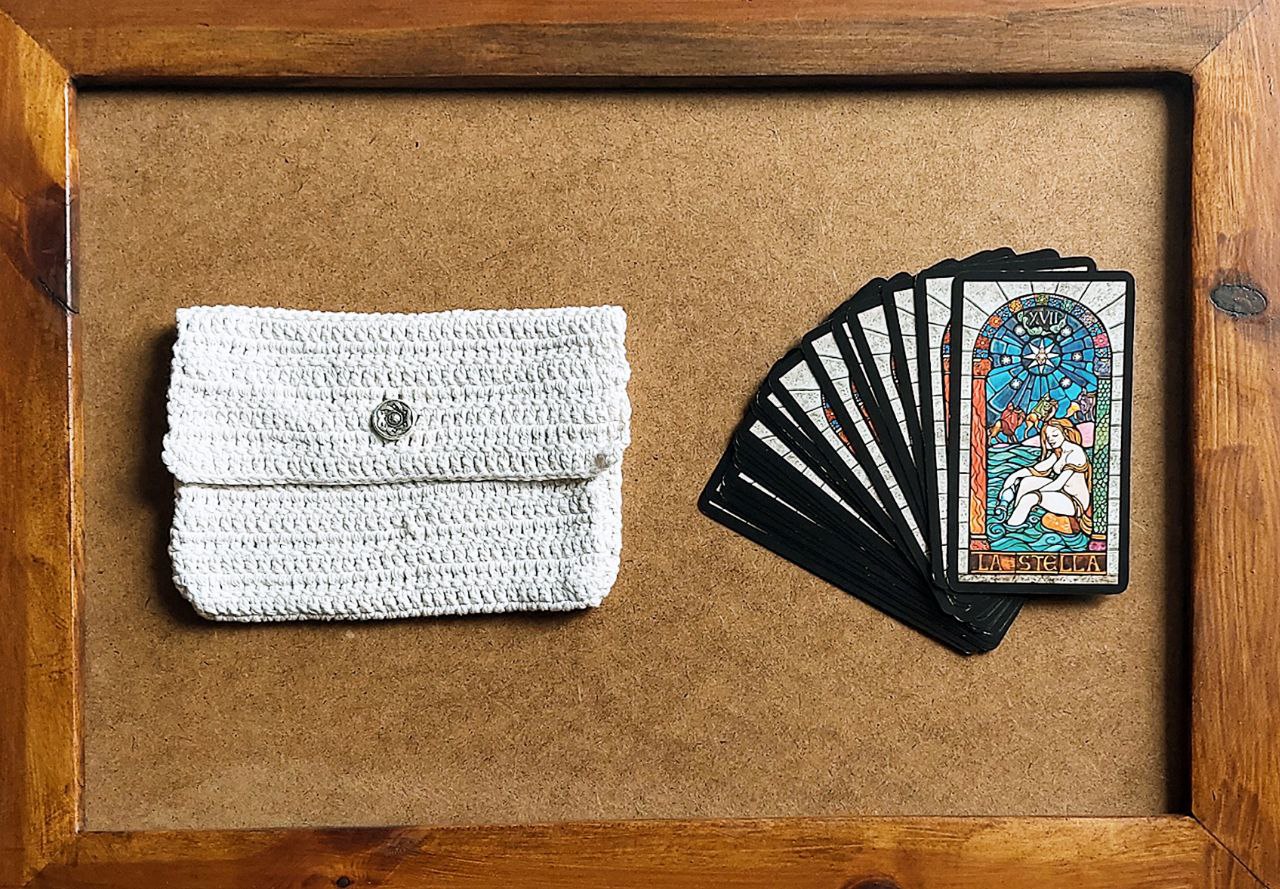 Crochet Tarot Bag (Standard Tarot Size 7x13)