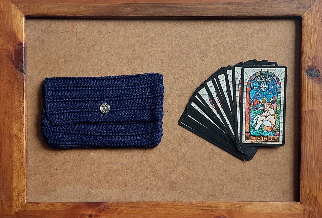 Crochet Tarot Bag (Standard Tarot Size 7x13)