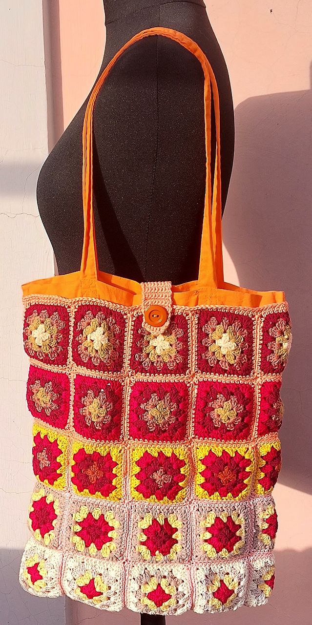 Granny Square Tote Bag - Agnese