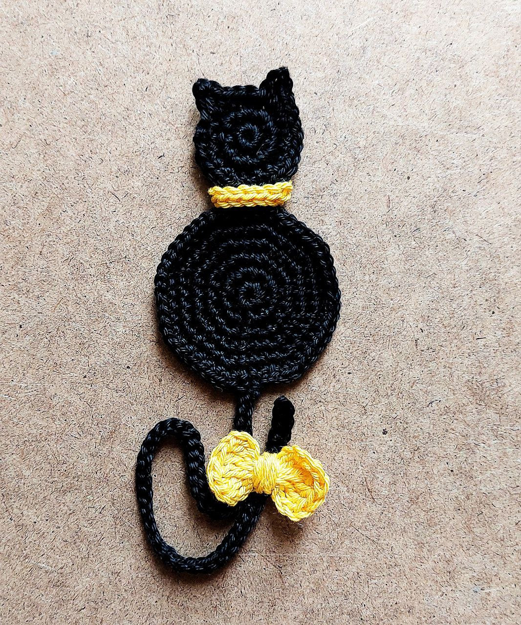 Crochet Bookmark - Cat