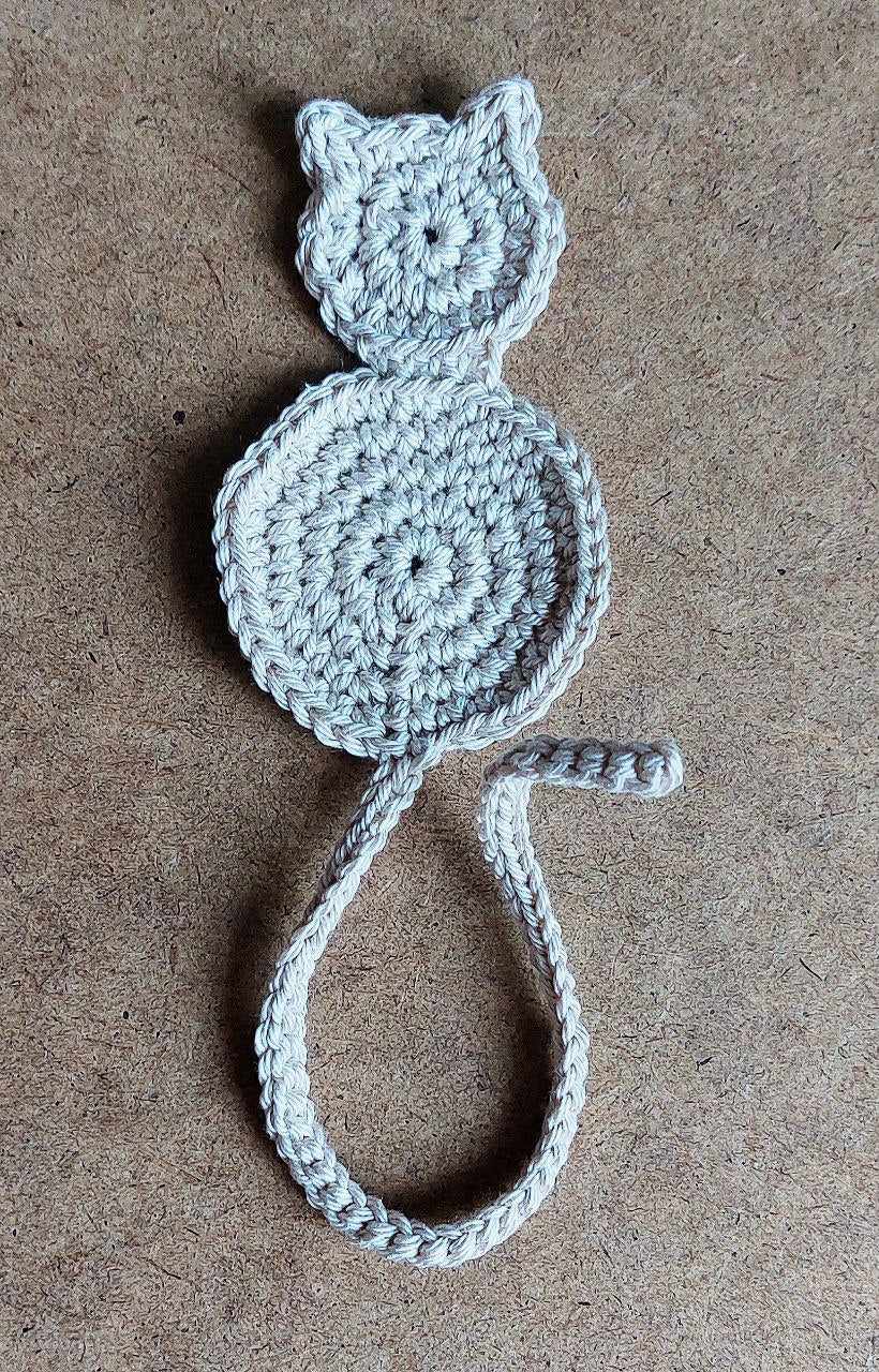 Crochet Bookmark - Cat